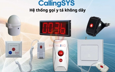 Những thiết bị có trong hệ thống gọi y tá Calling SYS