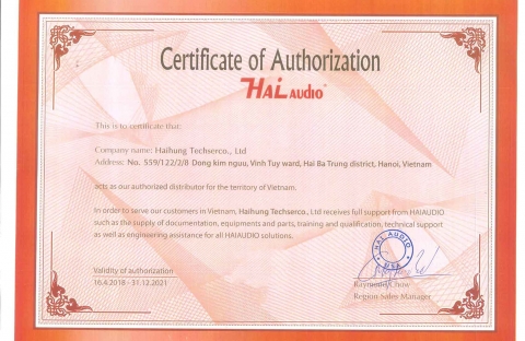 Đơn vị phân phối thiết bị âm thanh hãng Hai Audio