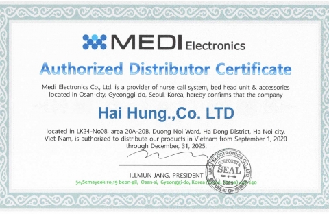Đơn vị phân phối chuông báo gọi y tá hãng Medi