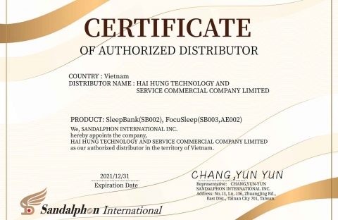 Đơn vị phân phối máy hỗ trợ giấc ngủ SleepBank