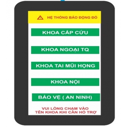 Thiết bị báo động tại khoa HH-ALARM_HMI10