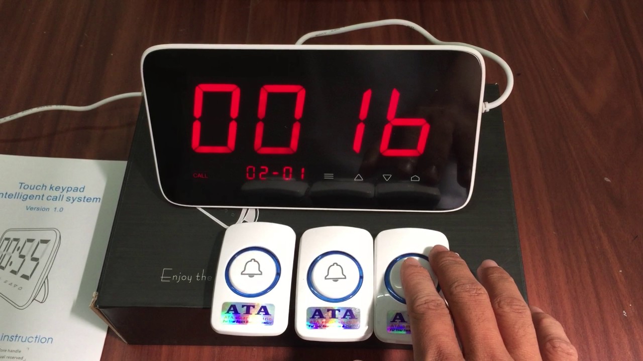 Chuông gọi phục vụ không dây ATA giá rẻ 