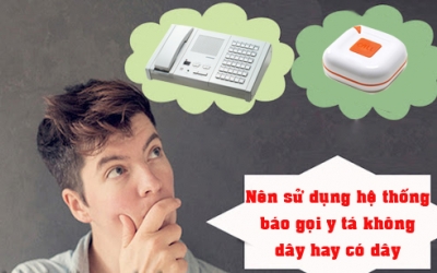 Chuông báo gọi y tá không dây THỰC CHẤT không phải là chuông gọi y tá