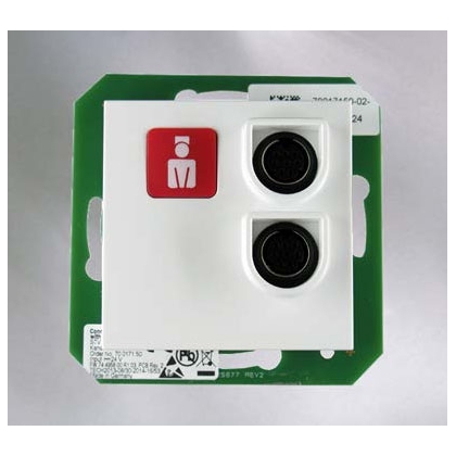 Ổ cắm kết nối với 2 nút gọi kéo dài, bộ phận đầu giường - 70017150