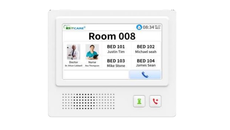 Màn hình hiển thị và gọi y tá BitCare RT-07H, 7 inch