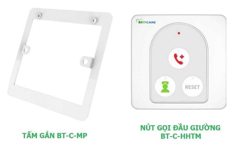 BT-C-MP: Tấm gắn cho nút gọi đầu giường BT-C-HHTM BitCare
