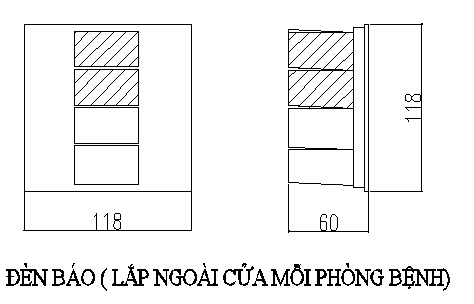 Đèn báo cửa phòng