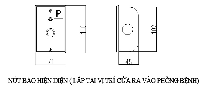 Nút xác nhận hiện diện