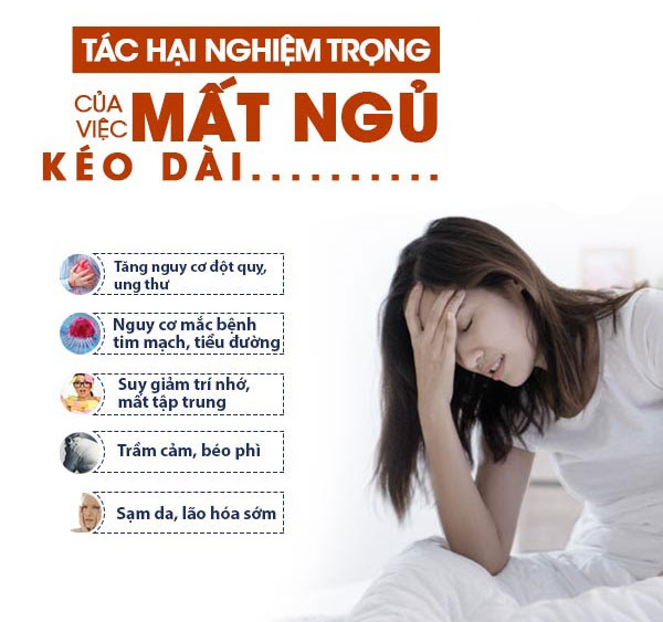 Tác hại nghiêm trọng của việc mất ngủ kéo dài trong nhiều ngày liền