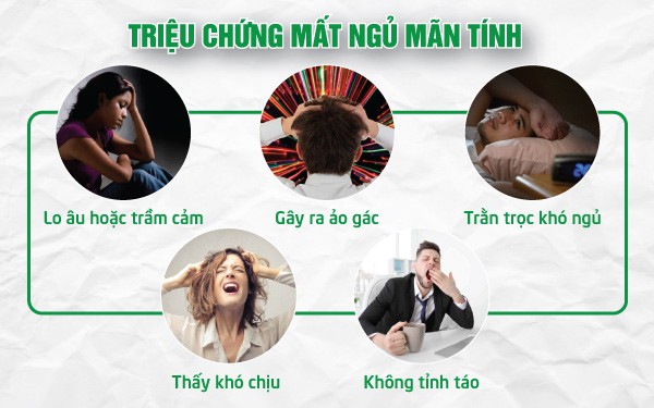 Các triệu chứng của mất ngủ mãn tính