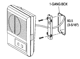 Thiết bị có hộp để gắn tường